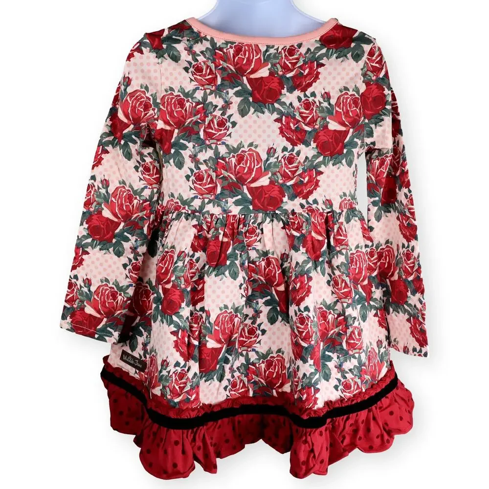 atilda Jane Kensley Floral Holiday Dress Girls Size 4 NWT